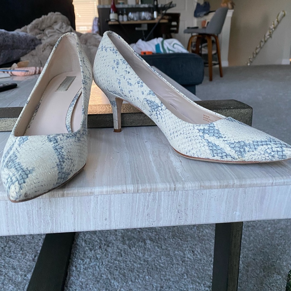 Cole Haan Snakeskin Print Heels